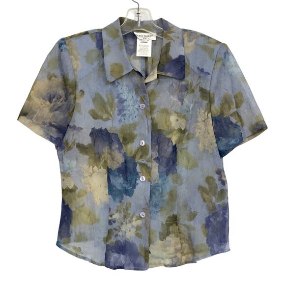 VTG Miss Dorby Dress Set 10 Maxi Sheer Floral Chiffon Ethereal Fairy WhimsiGoth - Picture 5 of 14